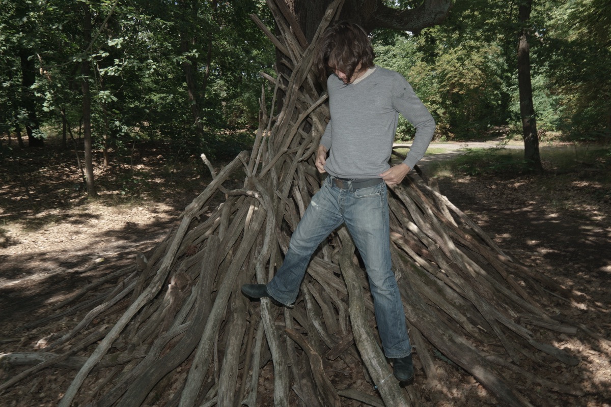 Donkey Kid in woods